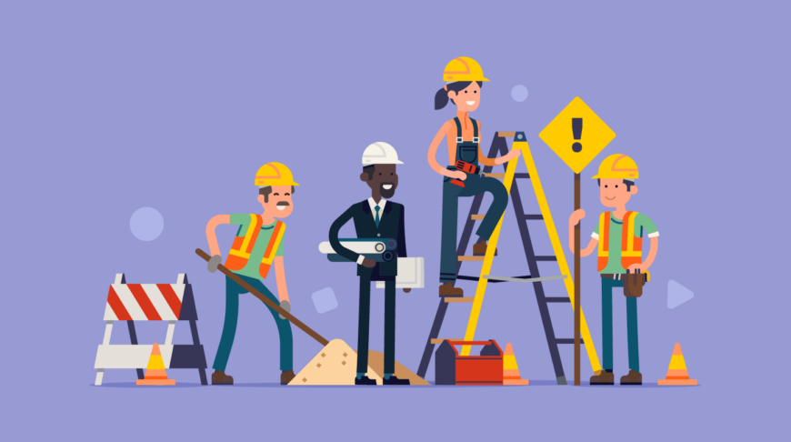 Hiring construction workers