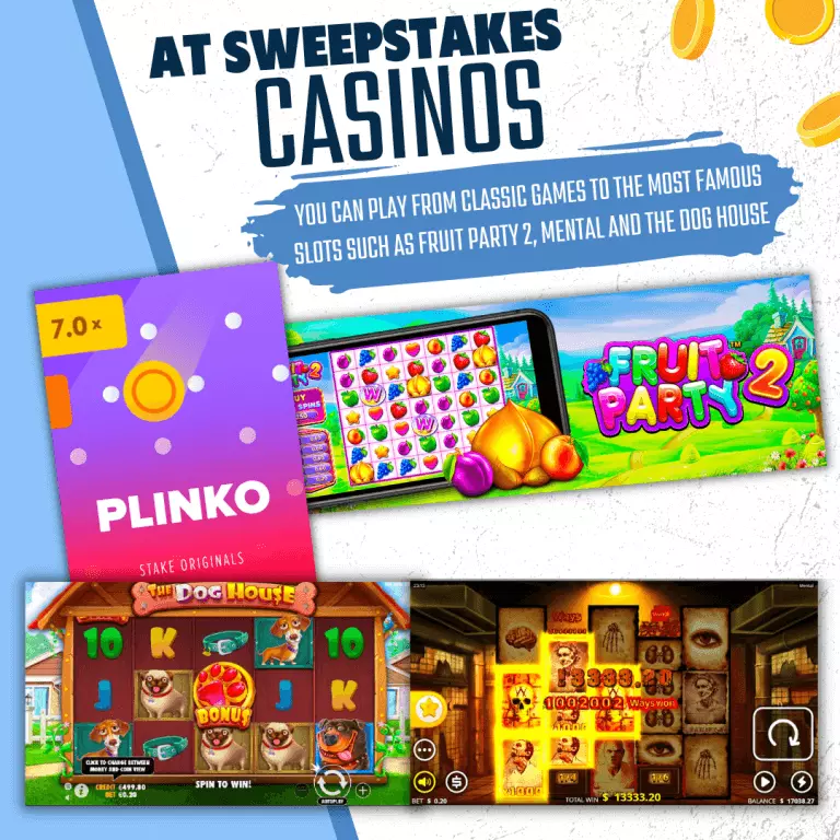 Bonus at Sweepstakes and Social Casinos